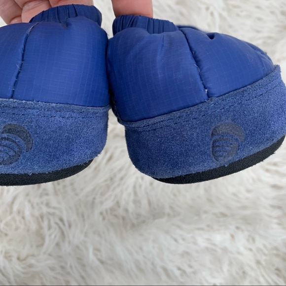 Acorn Bright Blue Puffer Slip On Shoes Size 8-9 - Picture 5 of 5